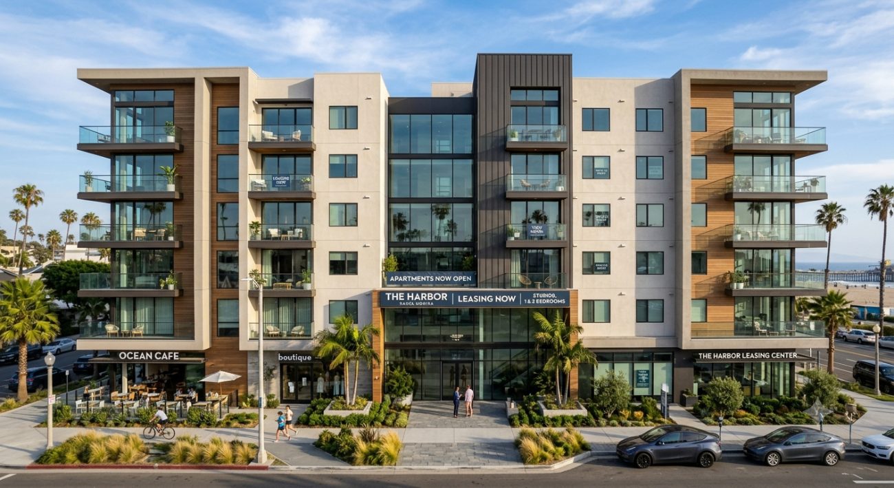 Multifamily community exterior